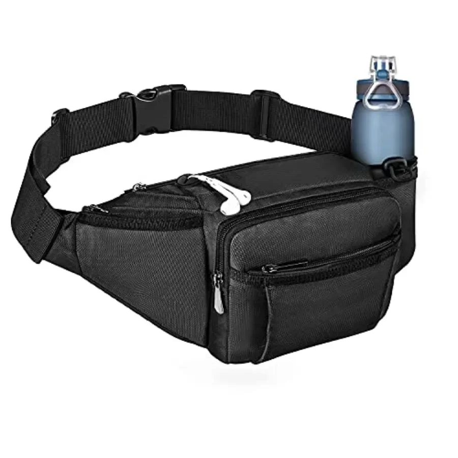 Fanny Pack Waist Bag for Men Women, Lightweight Waist Pack with Water Bottle Holder, Adjustable Belt Bag with Multi-Pockets for
Fanny Pack Waist Bag for Men Women, Lightweight Waist Pack with Water Bottle Holder, Adjustable Belt Bag with Multi-Pockets for