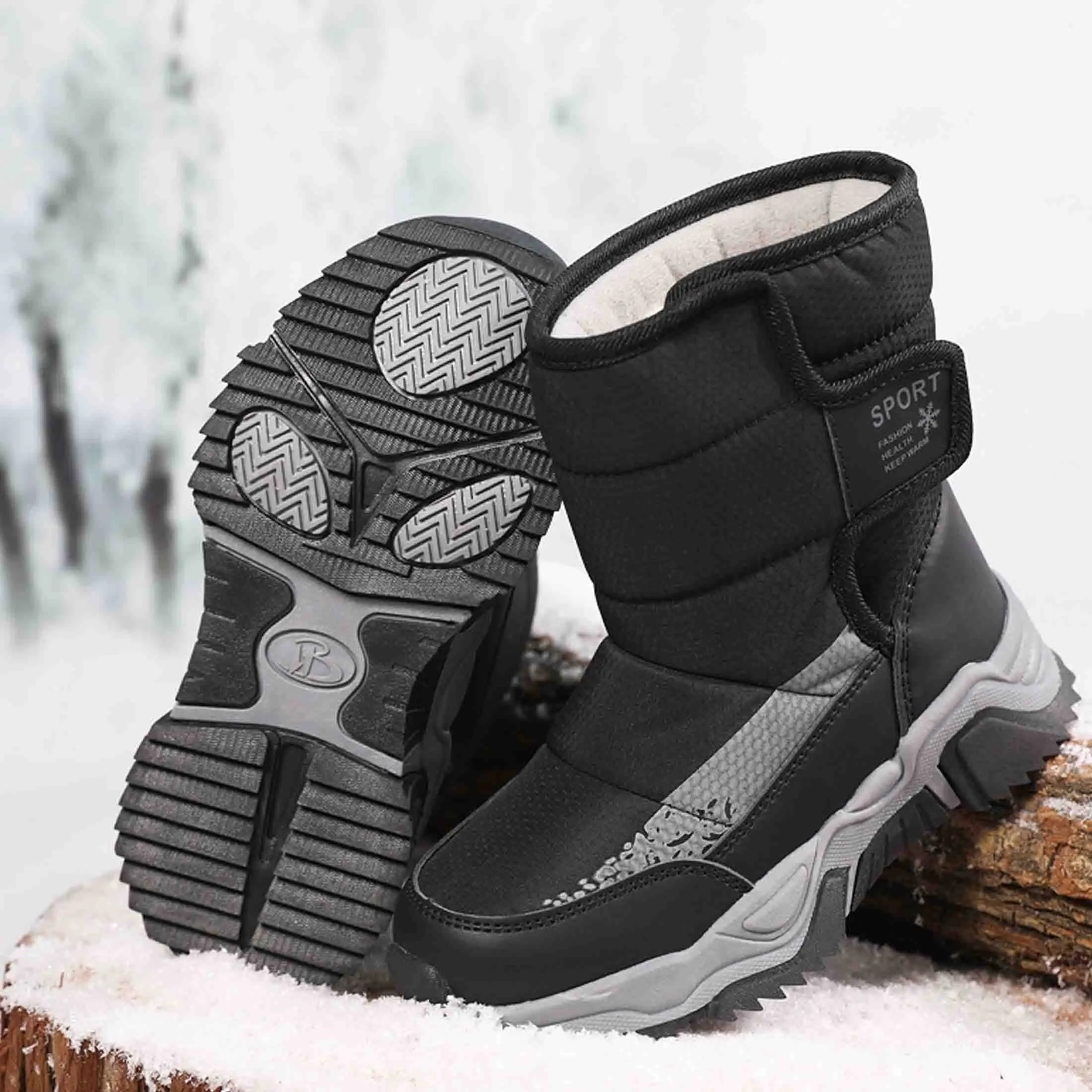 New Children's Snow Boots Winter Outdoor Warm High Top Sports Shoes Comfortable Hiking Shoes Fashion Non-Slip Snow Cotton Boot
New Children's Snow Boots Winter Outdoor Warm High Top Sports Shoes Comfortable Hiking Shoes Fashion Non-Slip Snow Cotton Boot