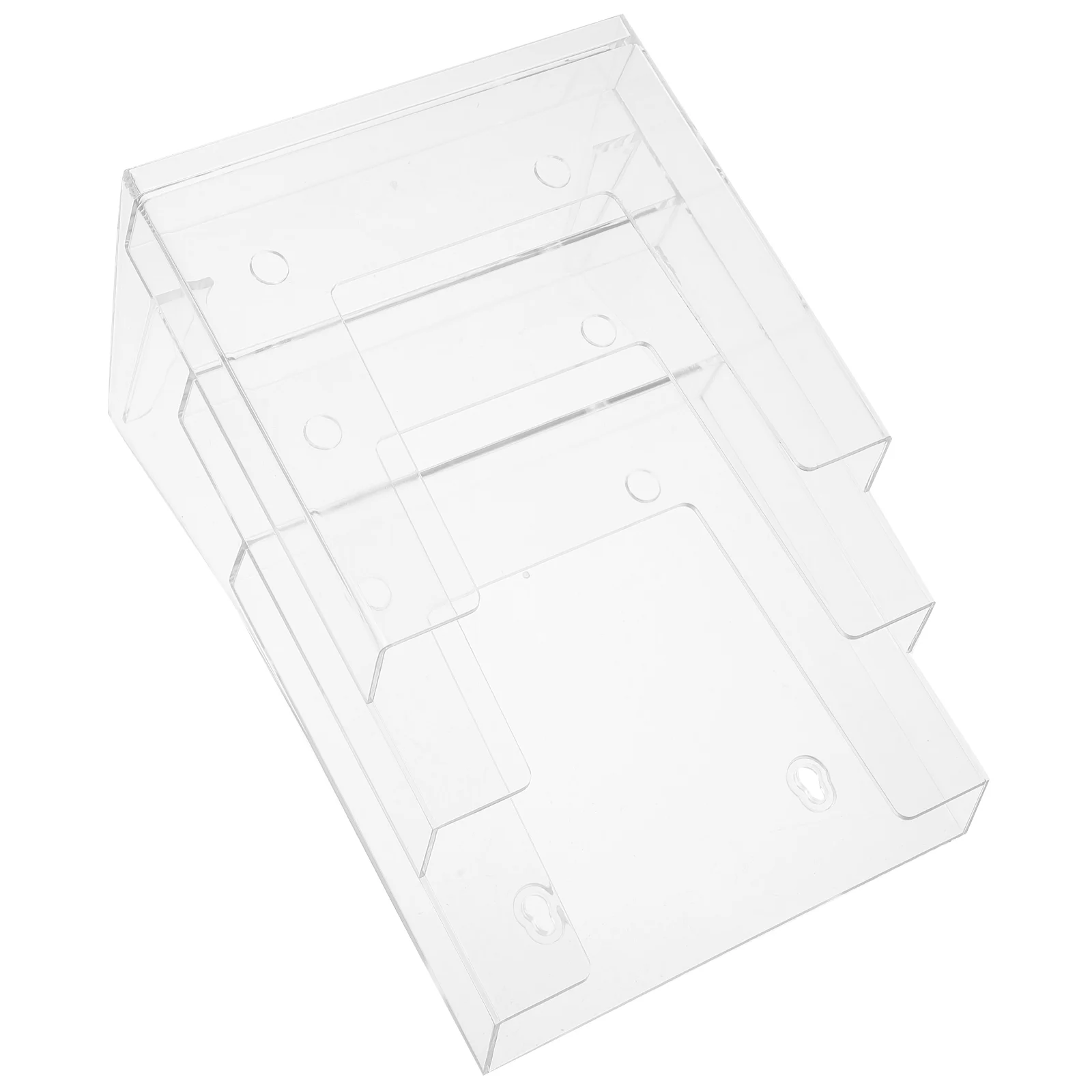 2pcs Acrylic Display Stand Clear Paper Holder Transparent Brochures Wall Mount Magazine Rack Document Organizer Greeting Card
2pcs Acrylic Display Stand Clear Paper Holder Transparent Brochures Wall Mount Magazine Rack Document Organizer Greeting Card