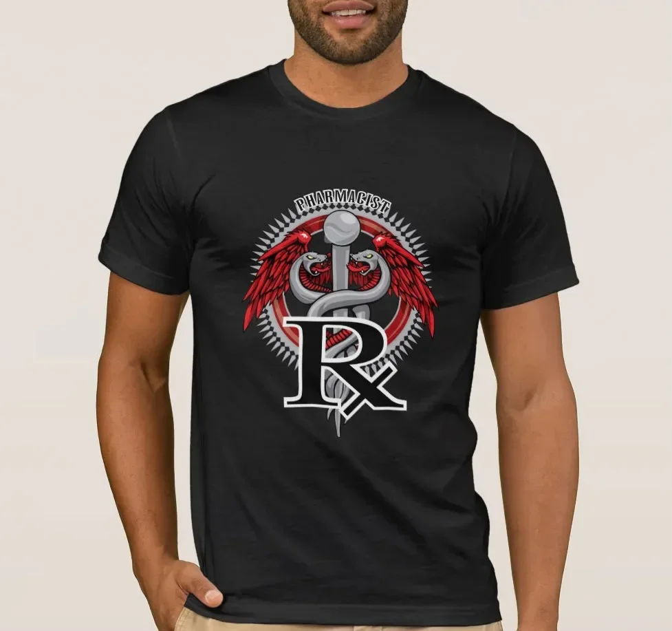 Registered Pharmacist Fashion Caduceus Wings T-Shirt 100% Cotton O-Neck Summer Short Sleeve Casual Mens T-shirt Size S-3XL
Registered Pharmacist Fashion Caduceus Wings T-Shirt 100% Cotton O-Neck Summer Short Sleeve Casual Mens T-shirt Size S-3XL