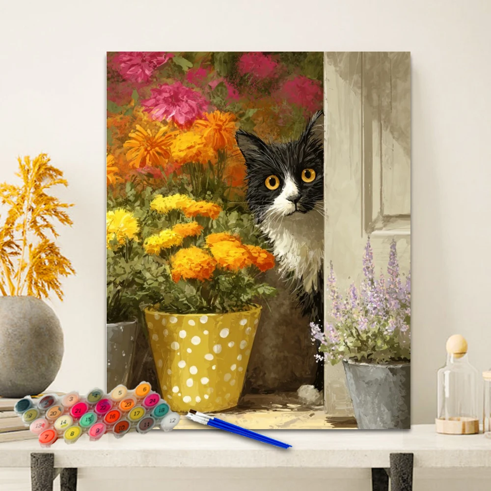 Painting By Numbers The little cat at the door Anniversary gift on Digital Painting Canvas Acrylic Paint Image Digital Coloring
Painting By Numbers The little cat at the door Anniversary gift on Digital Painting Canvas Acrylic Paint Image Digital Coloring