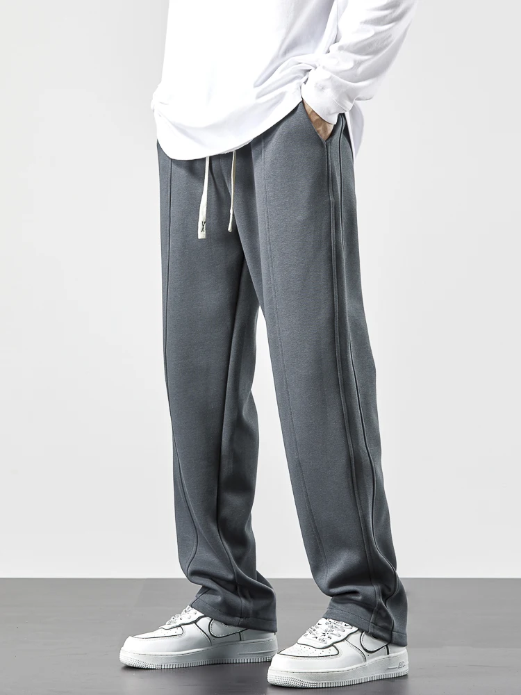 Новые мужские свободные повседневные брюки серо-зеленые с эластичной резинкой на талии и шнурком, прямые модные спортивные длинные брюки для бега, однотонные мужские
Новые мужские свободные повседневные брюки серо-зеленые с эластичной резинкой на талии и шнурком, прямые модные спортивные длинные брюки для бега, однотонные мужские