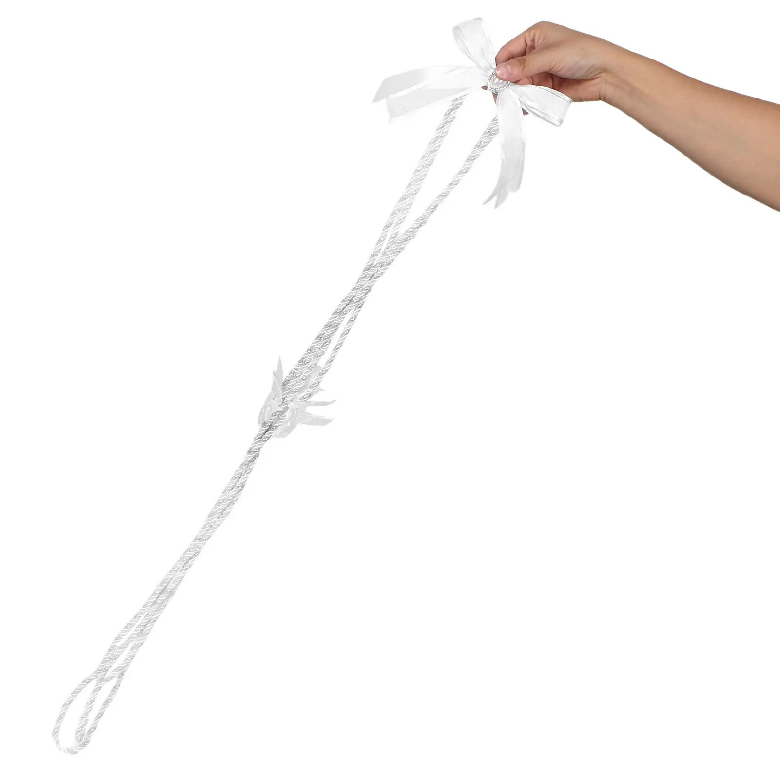 Wedding Lasso Handfasting Cord Elegant White Bridal Rope Ceremony Unity Decoration Rose Pendant Hand Cord Hand Rope Decoration
Wedding Lasso Handfasting Cord Elegant White Bridal Rope Ceremony Unity Decoration Rose Pendant Hand Cord Hand Rope Decoration