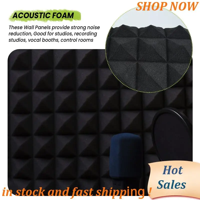 ABVB-12 Pcs -Soundproofing Foam Sound Absorption Pyramid Studio Treatment Wall Panels
ABVB-12 Pcs -Soundproofing Foam Sound Absorption Pyramid Studio Treatment Wall Panels