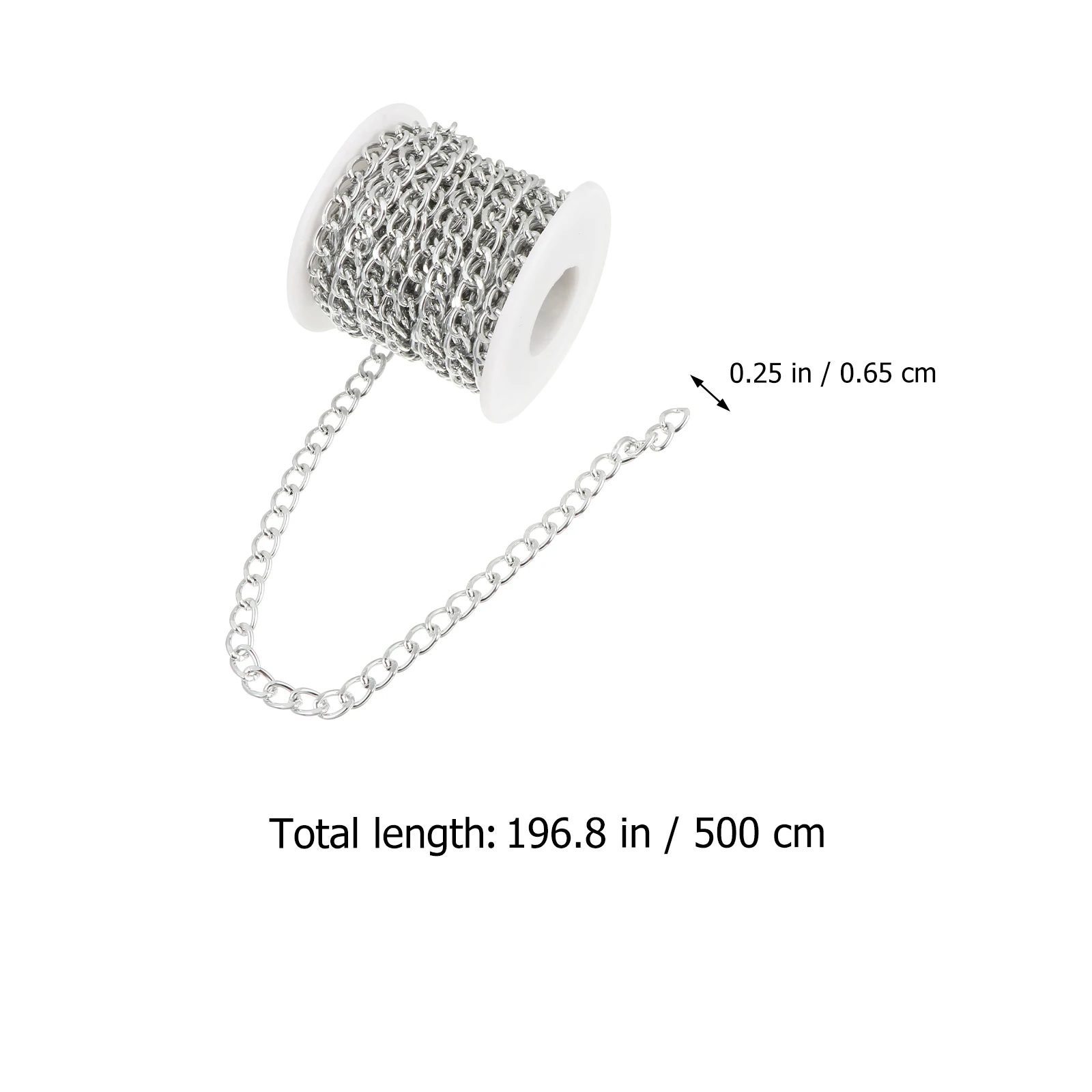 5m Long Aluminum Chain for Bags Silver Necklaces Lightweight Jewelry Making Material DIY Decorative Practical Accessories
5m Long Aluminum Chain for Bags Silver Necklaces Lightweight Jewelry Making Material DIY Decorative Practical Accessories