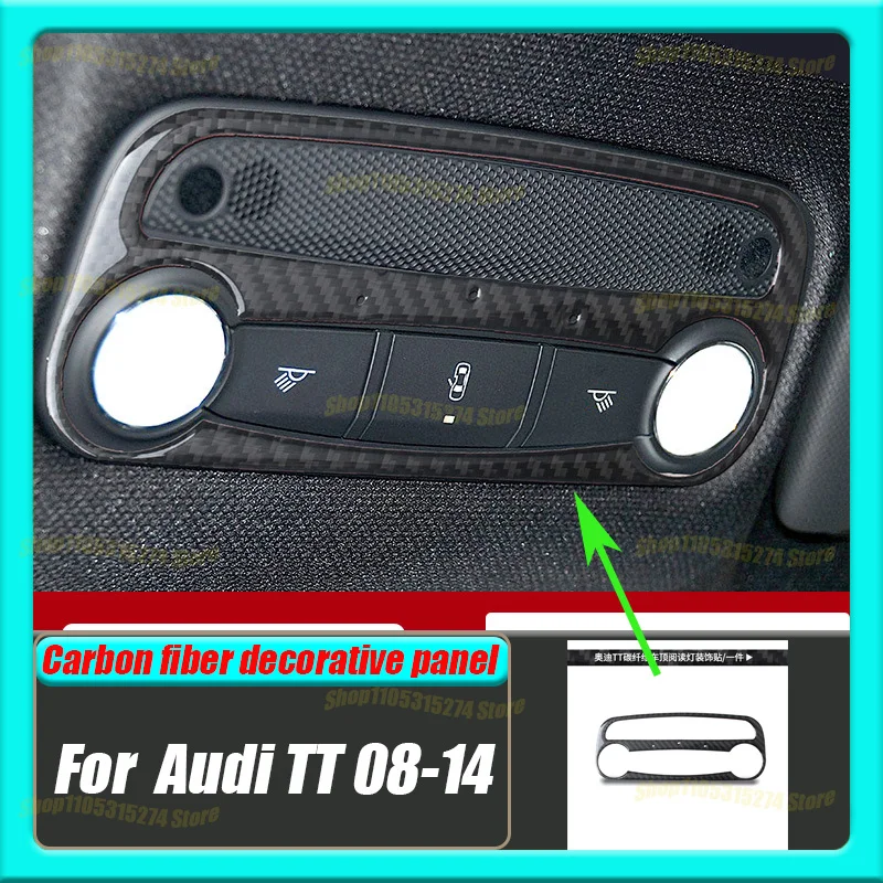 Suitable for Audi TT 08-14 Interior Modification Real Carbon Fiber Roof Reading Light Decorative Sticker Auto Parts
Suitable for Audi TT 08-14 Interior Modification Real Carbon Fiber Roof Reading Light Decorative Sticker Auto Parts