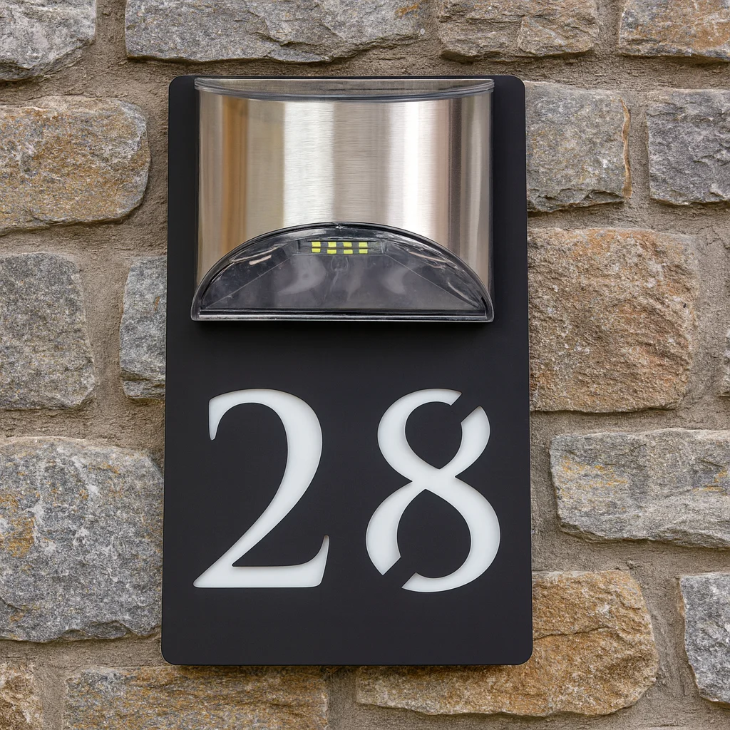 Modern Personalized House Number Led Solar Outdoor Light Sign Laser Cut Acrylic Address Plaque 3D Digital Wall Name Gift Plate
Modern Personalized House Number Led Solar Outdoor Light Sign Laser Cut Acrylic Address Plaque 3D Digital Wall Name Gift Plate