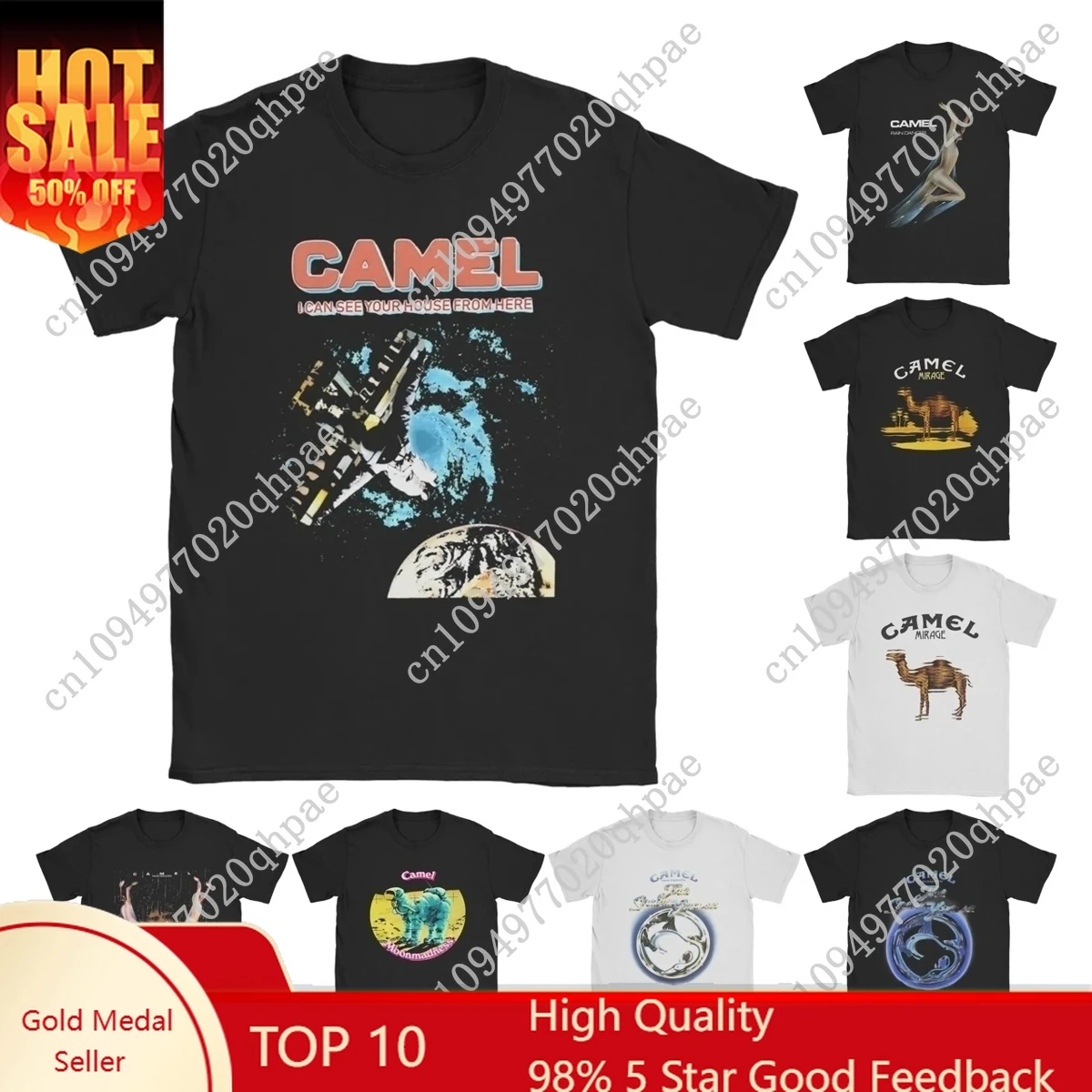 Camels Band Wear A Cape T Shirts Men's Cotton Vintage T-Shirt Crewneck Album Music Tee Shirt Short Sleeve merchandise Plus Size
Camels Band Wear A Cape T Shirts Men's Cotton Vintage T-Shirt Crewneck Album Music Tee Shirt Short Sleeve merchandise Plus Size