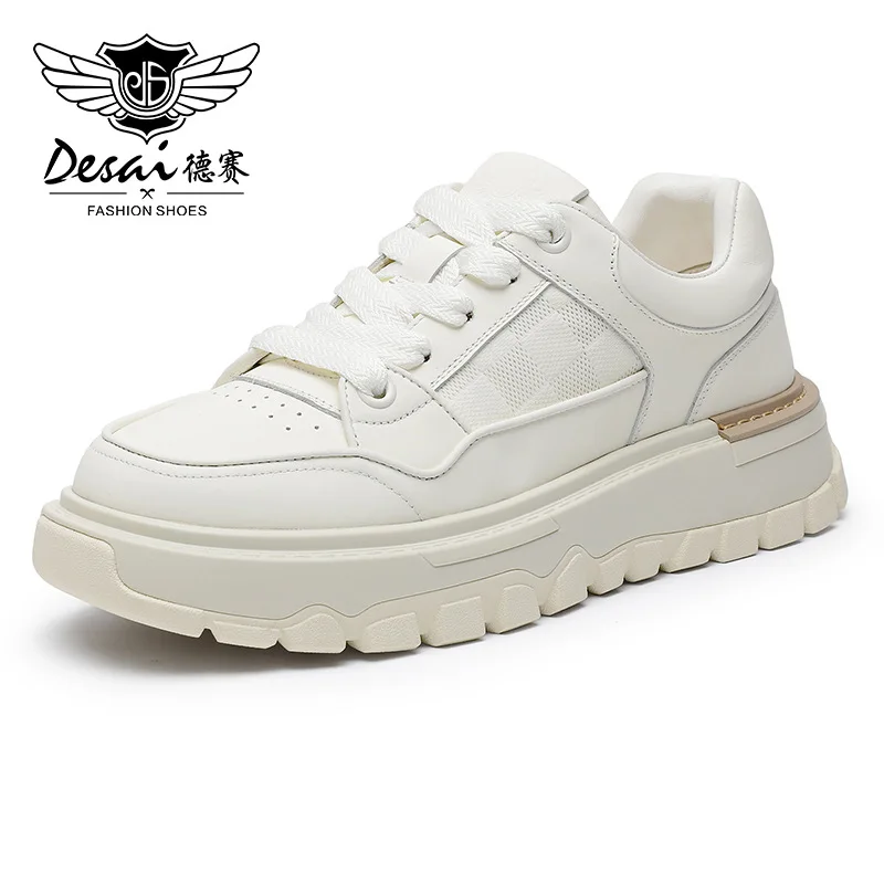 Desai New Genuine Leather Ultra Light Sports and Casual Men's Shoes Versatile Fashion Trend High end Board Shoes
Desai New Genuine Leather Ultra Light Sports and Casual Men's Shoes Versatile Fashion Trend High end Board Shoes
