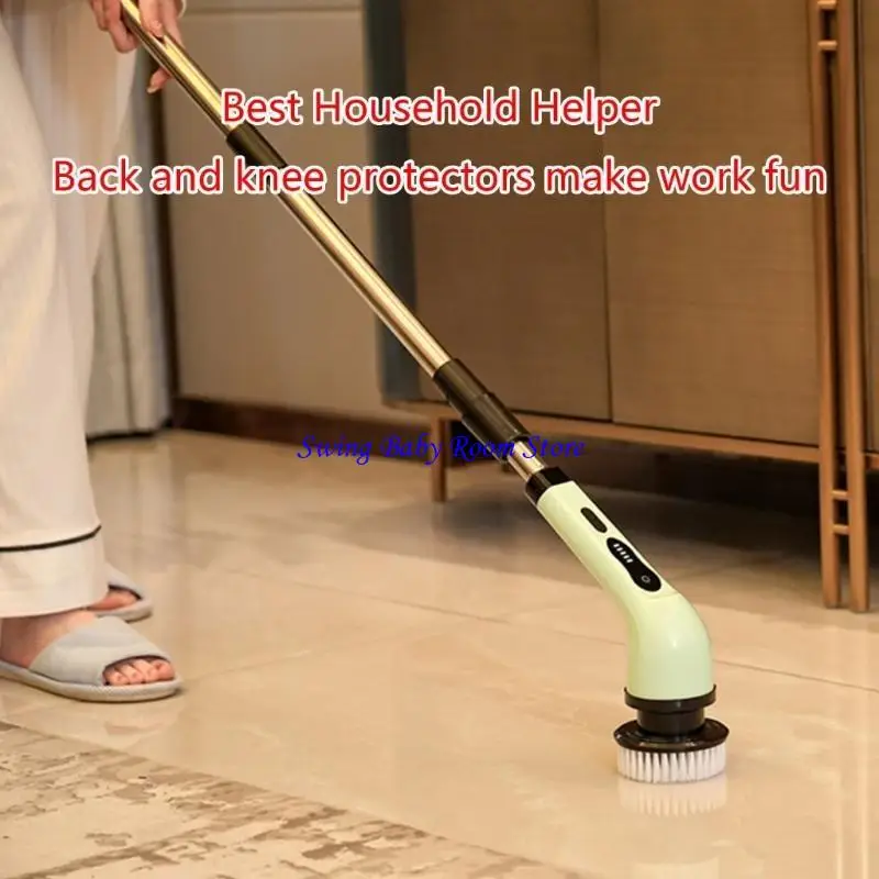 K1AD Electric Spin Scrubber Electric Cleaning Brush With Handle Power Scrubbers
K1AD Electric Spin Scrubber Electric Cleaning Brush With Handle Power Scrubbers