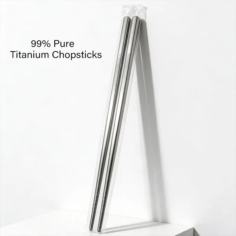 Pure Titanium Chopsticks Lightweight Portable Dishwasher-safe Durable Titanium Tableware Perfect for Camping Hiking Family Use
Pure Titanium Chopsticks Lightweight Portable Dishwasher-safe Durable Titanium Tableware Perfect for Camping Hiking Family Use