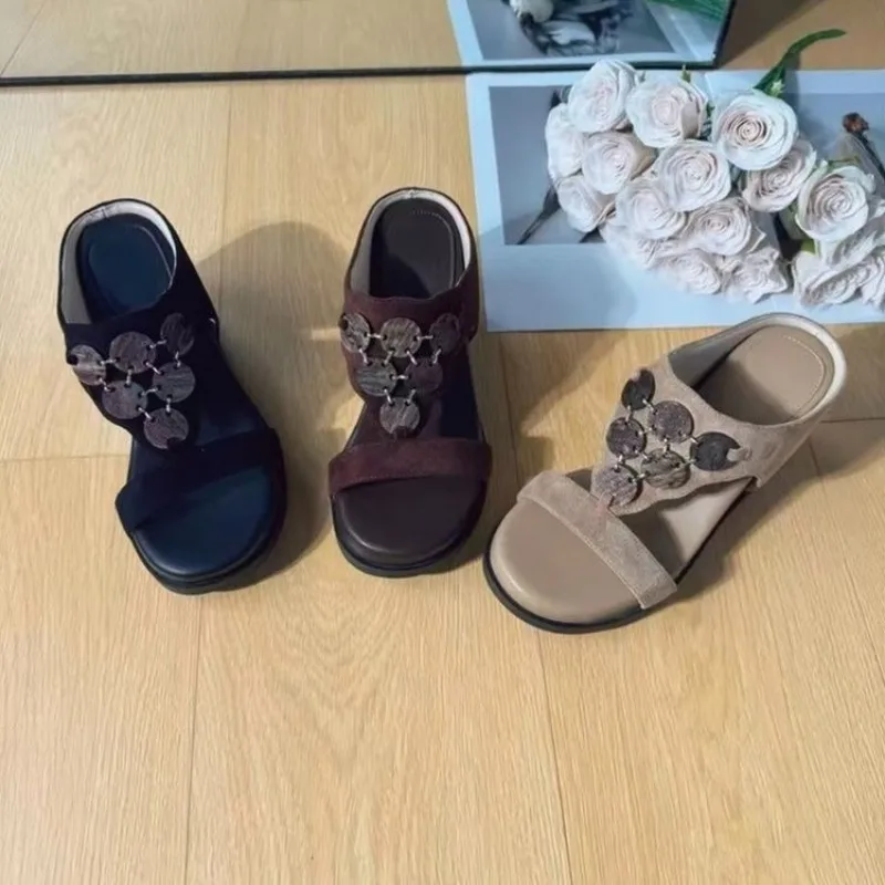 Toe Slipper Women 2026 New Open Toe Platform Wedge Square Toe Roman Slippers
Toe Slipper Women 2026 New Open Toe Platform Wedge Square Toe Roman Slippers