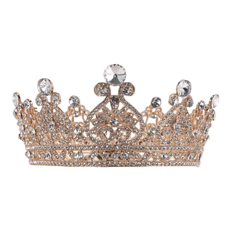 -ABJZ Gold Princess Crown For Women - Queen Crowns For Women,Tiaras And Crowns For Women Wedding, Princess Crystal Tiara Crown
-ABJZ Gold Princess Crown For Women - Queen Crowns For Women,Tiaras And Crowns For Women Wedding, Princess Crystal Tiara Crown
