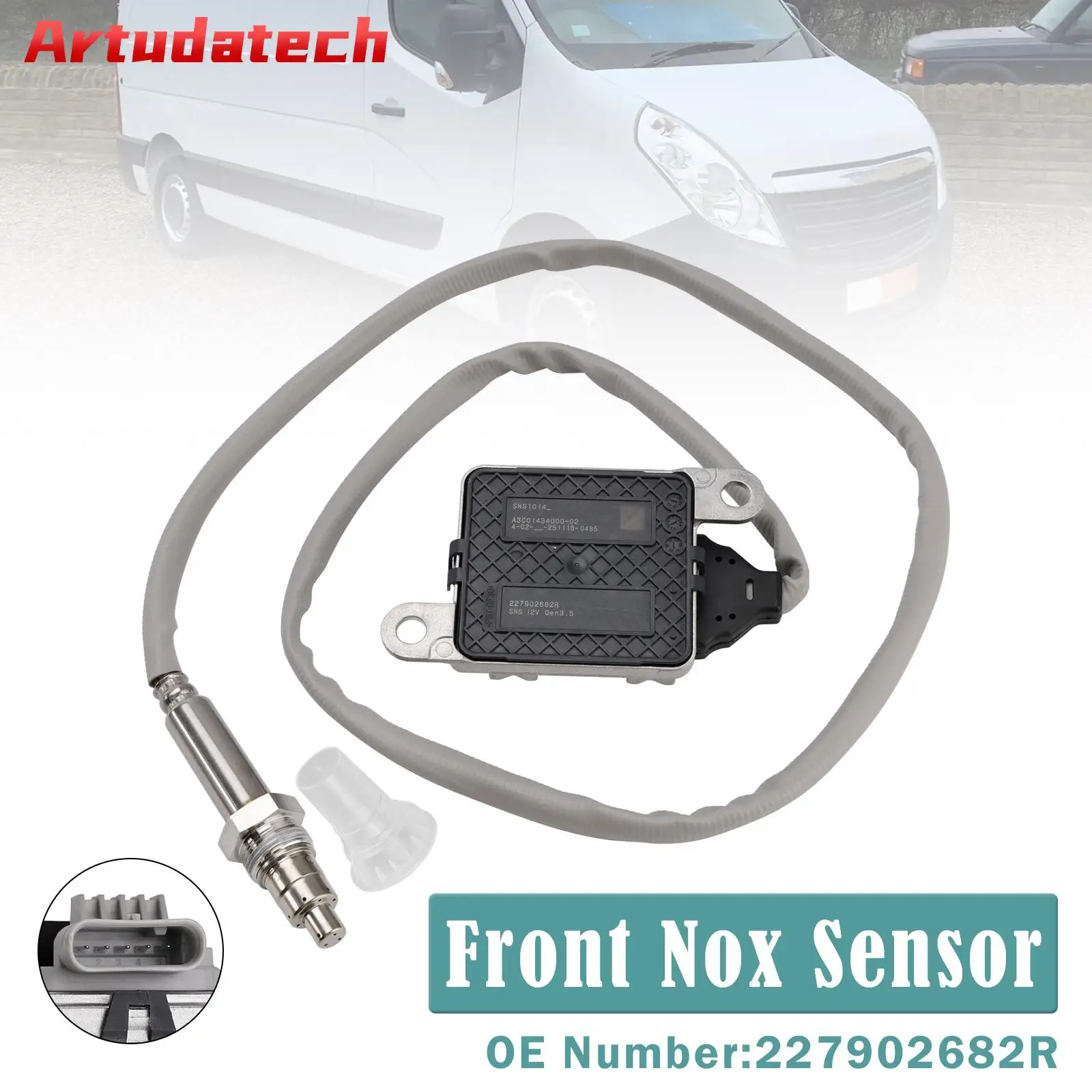 Artudatech Front Nox Sensor 227902682R For Vauxhall Renault Nissan 1.6 2.3 Diesel
Artudatech Front Nox Sensor 227902682R For Vauxhall Renault Nissan 1.6 2.3 Diesel