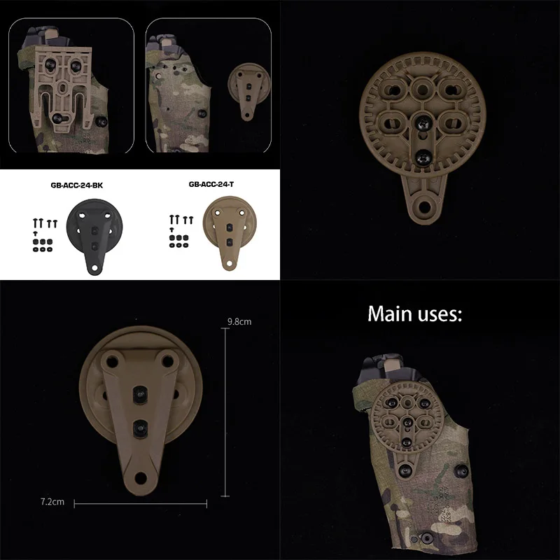 Адаптер SAFAROLAND, свободно регулируемый базовый адаптер на 360 градусов, можно комбинировать с BK/CB в различных комбинациях.
Адаптер SAFAROLAND, свободно регулируемый базовый адаптер на 360 градусов, можно комбинировать с BK/CB в различных комбинациях.