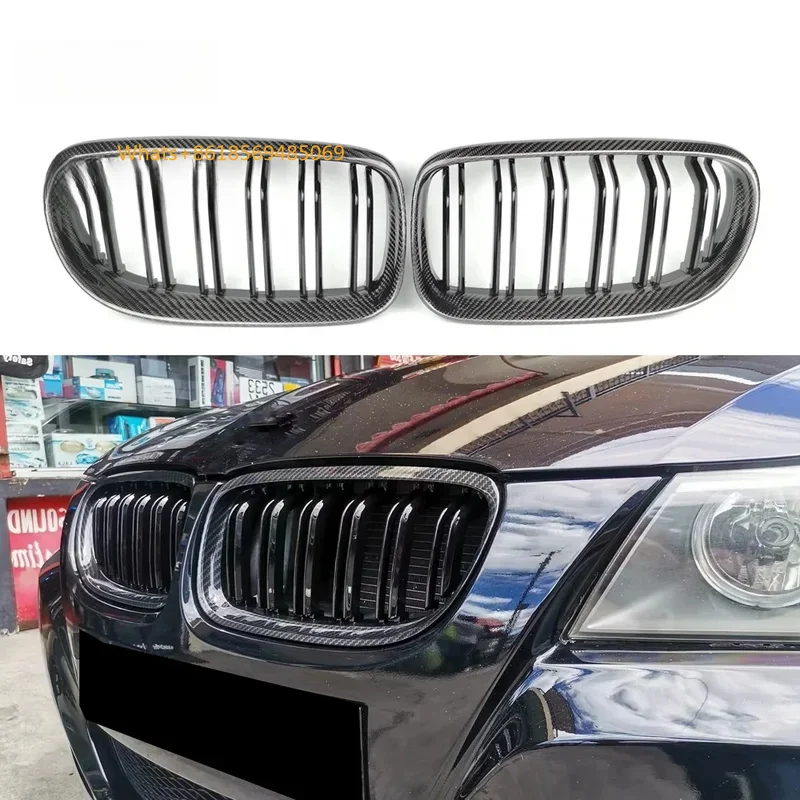 E90 E91 Lci Carbon Fiber Front Bumper Kidney Grille 3 Series Sedan Wagon Grills 2008-2011
E90 E91 Lci Carbon Fiber Front Bumper Kidney Grille 3 Series Sedan Wagon Grills 2008-2011