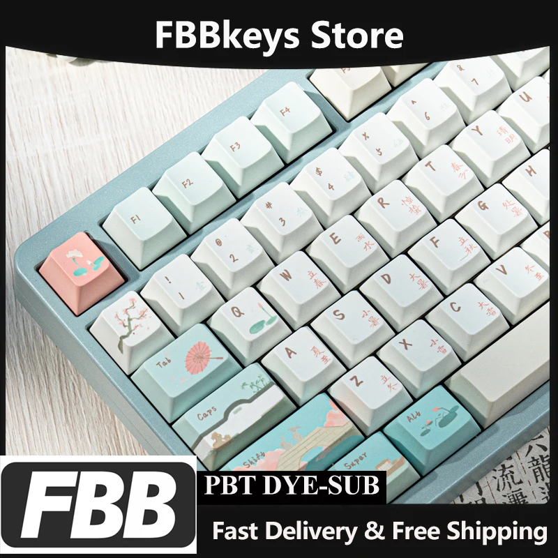 Колпачки для клавиш FBB Chinoiserie PBT, индивидуальные механические переключатели MX, клавиатура, сделай сам, компьютерные детали, подарок для друзей, любителей подруги
Колпачки для клавиш FBB Chinoiserie PBT, индивидуальные механические переключатели MX, клавиатура, сделай сам, компьютерные детали, подарок для друзей, любителей подруги
