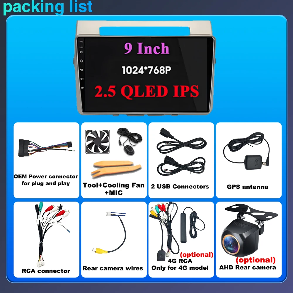 Car Radio Multimedia Player For Toyota Corolla Verso 2004-2009 2 Din 4G Carplay Wifi Navigation GPS Android Autoradio Head Unit
Car Radio Multimedia Player For Toyota Corolla Verso 2004-2009 2 Din 4G Carplay Wifi Navigation GPS Android Autoradio Head Unit