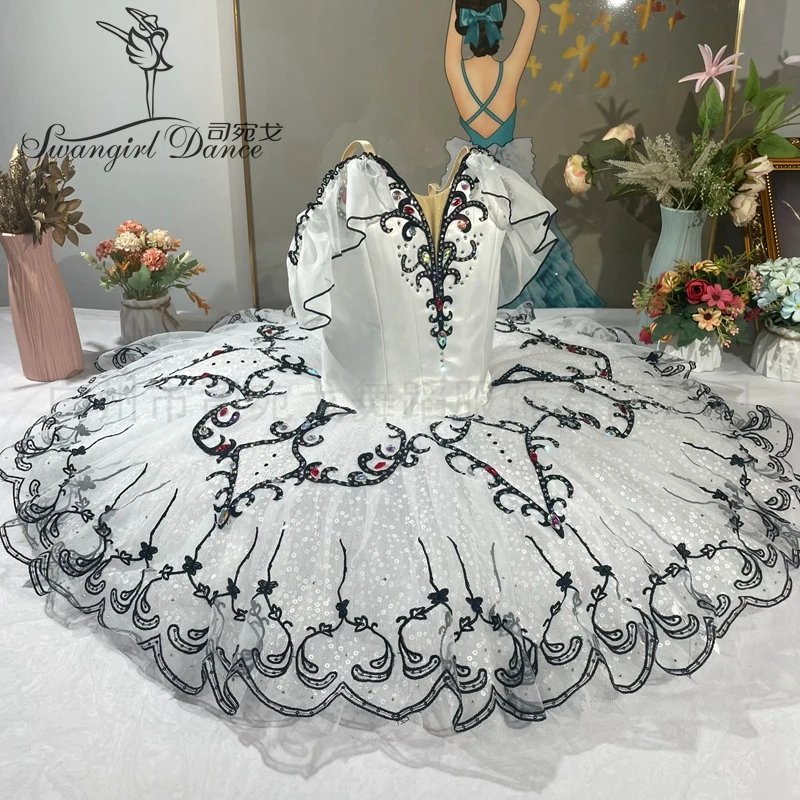 High quality La Esmeralda tutu tailored for adults and children professional white performance dress BT4350
High quality La Esmeralda tutu tailored for adults and children professional white performance dress BT4350