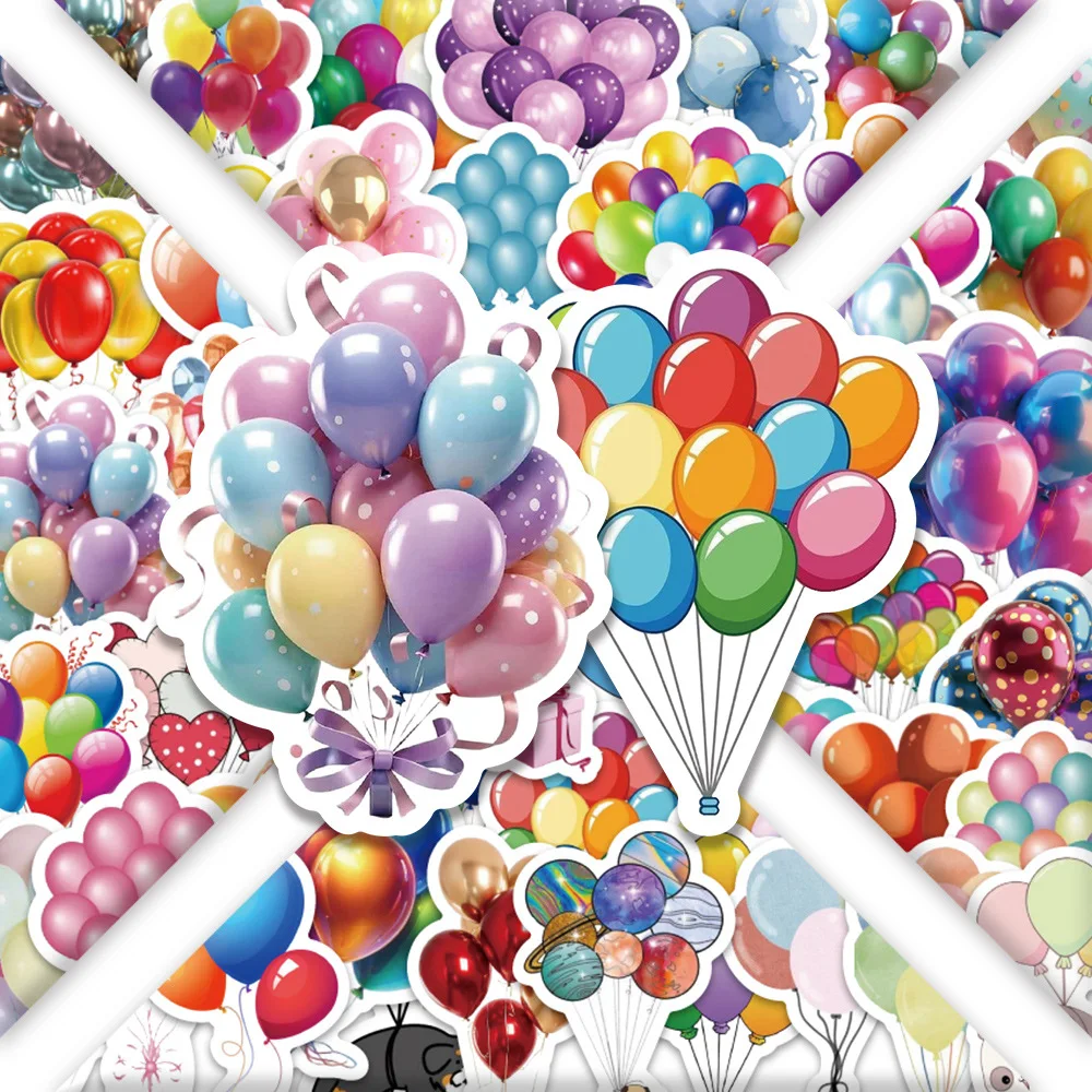 54PCS Colorful Balloon Cartoon Fun Graffiti Sticker Creative Decoration Water Cup Scrapbook Guitar Waterproof Decal Toy Gift
54PCS Colorful Balloon Cartoon Fun Graffiti Sticker Creative Decoration Water Cup Scrapbook Guitar Waterproof Decal Toy Gift