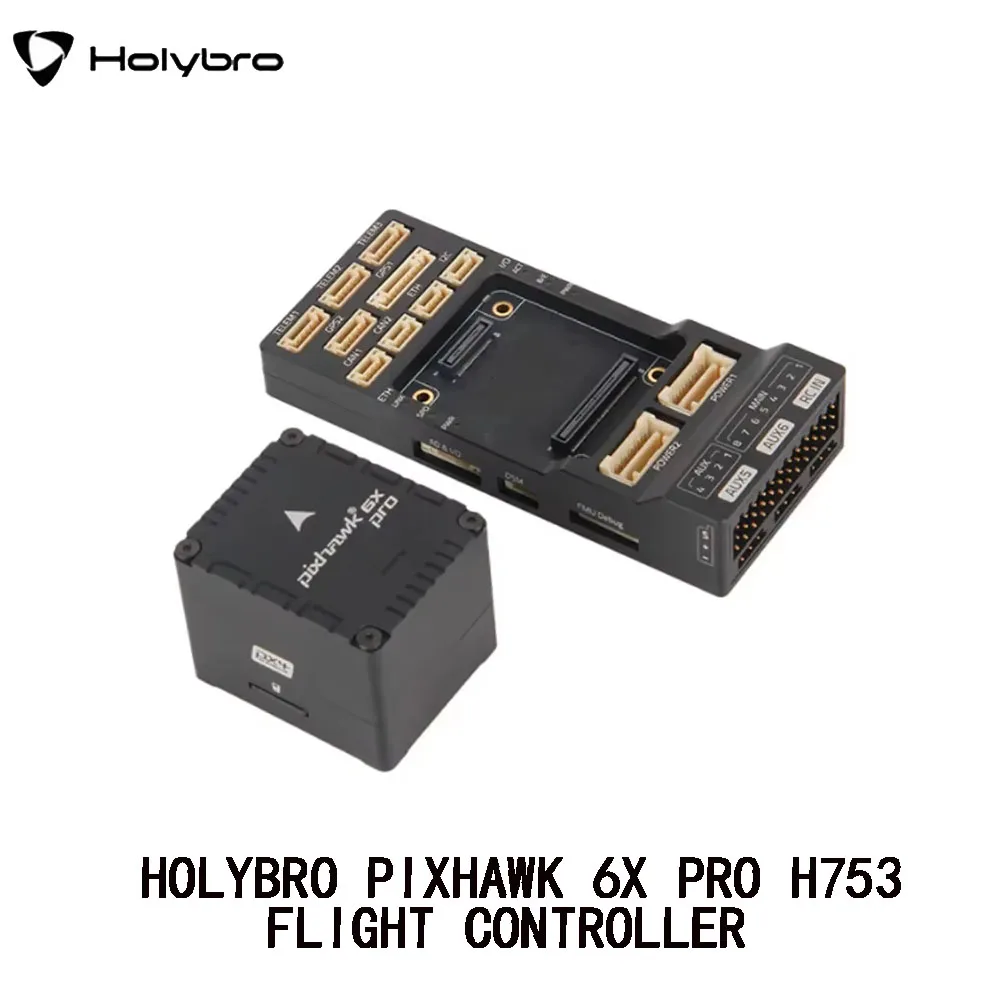 Holybro Pixhawk 6X Pro H753 Flight Controller with Standard Base PM02D for Industrial Commercial Drone Developers Stable Control
Holybro Pixhawk 6X Pro H753 Flight Controller with Standard Base PM02D for Industrial Commercial Drone Developers Stable Control