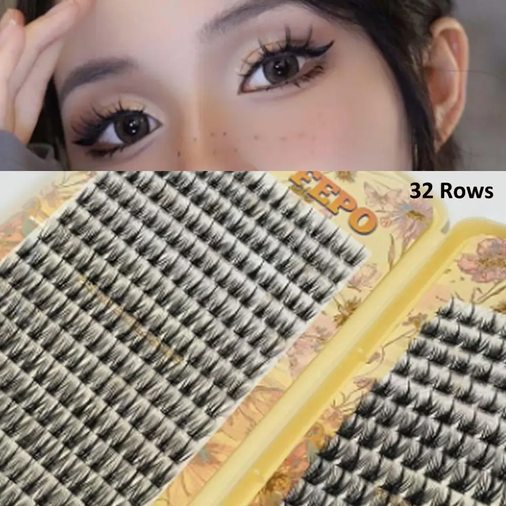 32 Rows Large Capacity Little Devil Manga Lashes Natual Look Ultra-thin Band Individual Eyelashes Handmade Segment Lashes
32 Rows Large Capacity Little Devil Manga Lashes Natual Look Ultra-thin Band Individual Eyelashes Handmade Segment Lashes