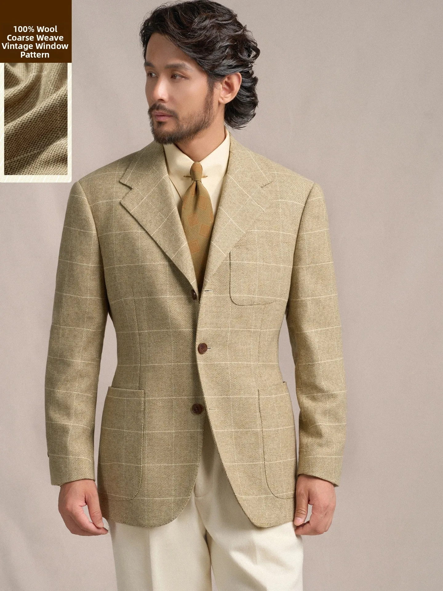 Cultum Men's Thickened Wide Shoulder Woolen Suit Autumn Winter Business Casual Fashion Standard Fit Pure Color Easy Care
Cultum Men's Thickened Wide Shoulder Woolen Suit Autumn Winter Business Casual Fashion Standard Fit Pure Color Easy Care