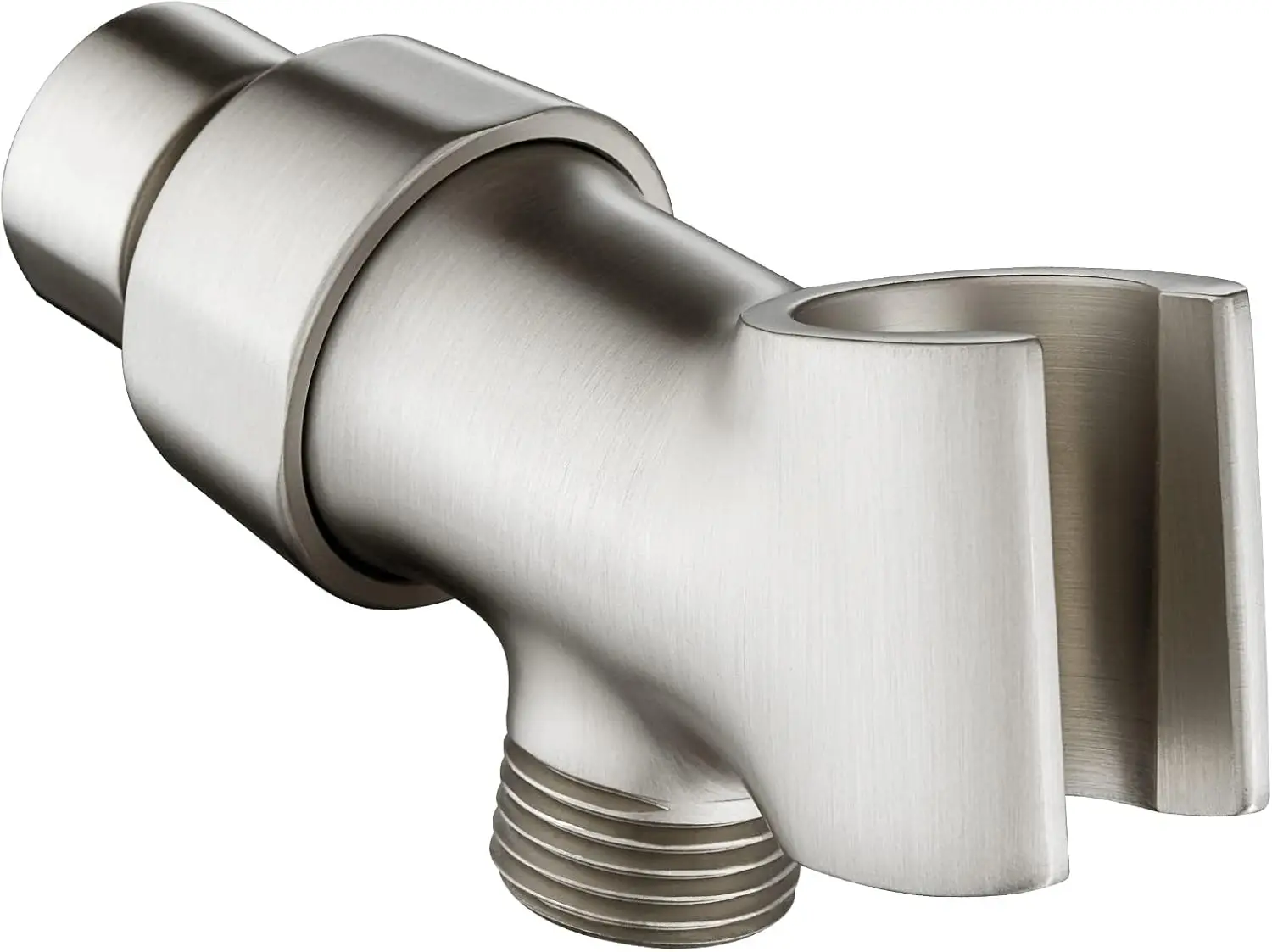 All Metal Handheld Shower Head Holder, 360° Adjustable Brass Ball Joint, Universal Wall Mount, Brushed Nickel
All Metal Handheld Shower Head Holder, 360° Adjustable Brass Ball Joint, Universal Wall Mount, Brushed Nickel