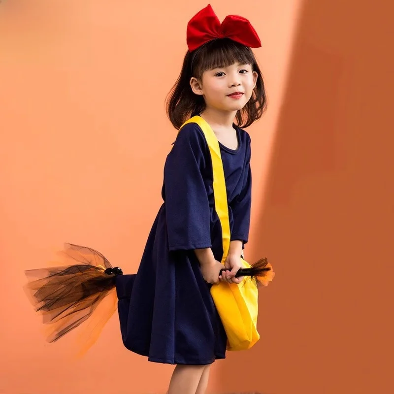 Halloween New Children's Costume Little Witch Delivery Girl Cosplay Girl Performance Dress Miyazaki Chi Chi Dress
Halloween New Children's Costume Little Witch Delivery Girl Cosplay Girl Performance Dress Miyazaki Chi Chi Dress