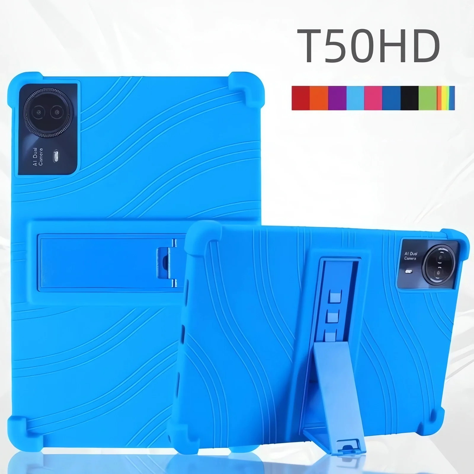 Soft Silicone Case for 2024 Teclast T50HD 11inch Tablet Case Full Body Cover Stand Protective Shell for Teclast T50HD 11" Tab
Soft Silicone Case for 2024 Teclast T50HD 11inch Tablet Case Full Body Cover Stand Protective Shell for Teclast T50HD 11" Tab