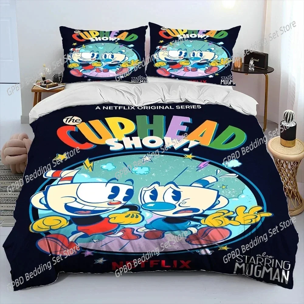 New 3D Print Game Cuphead Mugman Bedding Set Single Twin Double Queen King Cal King Size Bed Linen Set 
New 3D Print Game Cuphead Mugman Bedding Set Single Twin Double Queen King Cal King Size Bed Linen Set