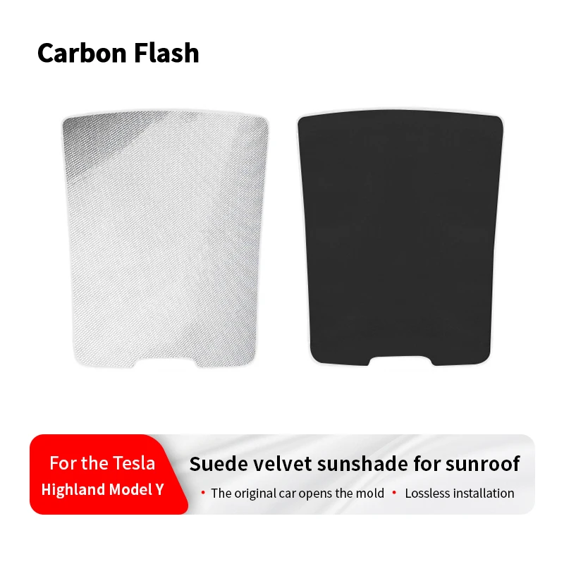 Suitable for Tesla's refreshed Model Y suction suede sunshade (with edge) in graphite black
Suitable for Tesla's refreshed Model Y suction suede sunshade (with edge) in graphite black