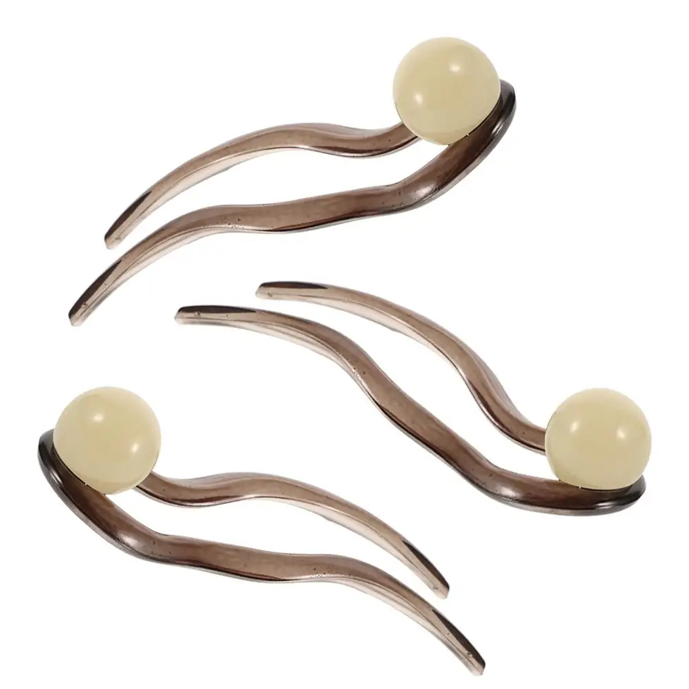 3 Pcs Hairpin Vintage U Shape Clip 2 Prong Chignon Forks French Pins Pearl Design Durable Material Lightweight Versatile Styling
3 Pcs Hairpin Vintage U Shape Clip 2 Prong Chignon Forks French Pins Pearl Design Durable Material Lightweight Versatile Styling