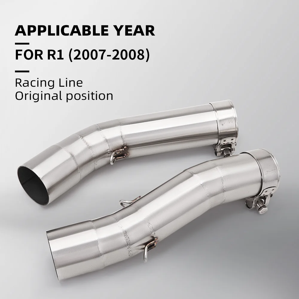 For Yamaha YZF-R1 Motorcycle Exhaust Modified Front Link Pipe 2004 2005 2006 2007 2008 2009 2010 2011 2012 2013 2014
For Yamaha YZF-R1 Motorcycle Exhaust Modified Front Link Pipe 2004 2005 2006 2007 2008 2009 2010 2011 2012 2013 2014
