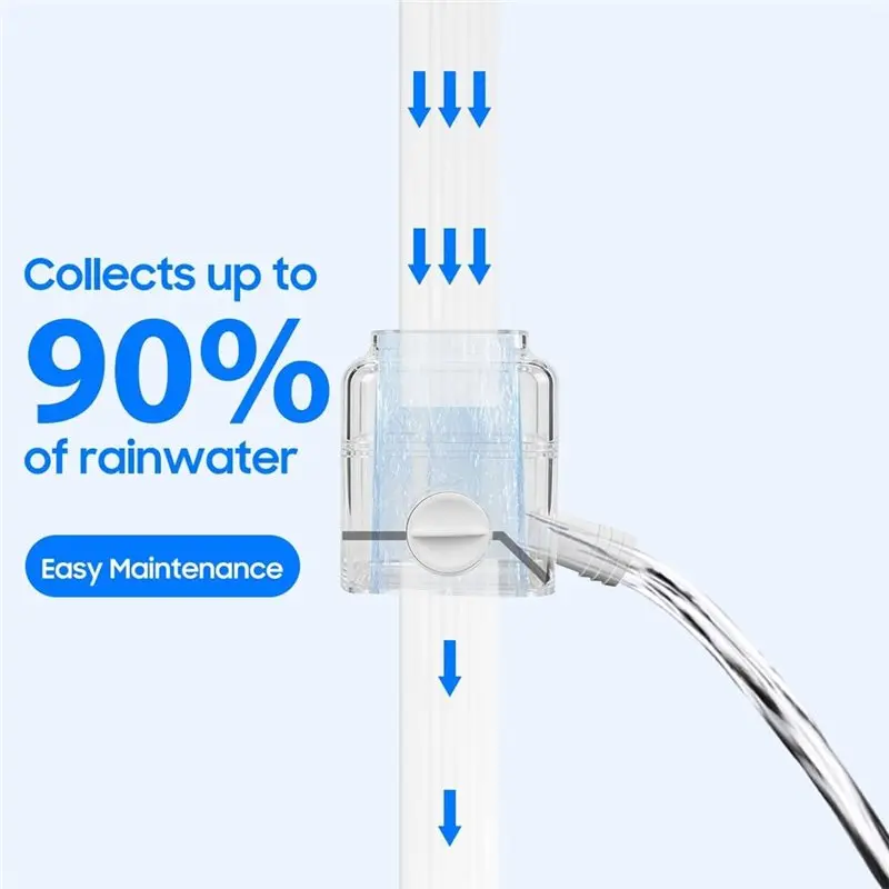 AB46-Rain Bucket Diverter And Downspout Diverter Kit With Adjustable Valve And Filter For 3" X 4" Downspouts, 5-Foot Hose
AB46-Rain Bucket Diverter And Downspout Diverter Kit With Adjustable Valve And Filter For 3" X 4" Downspouts, 5-Foot Hose