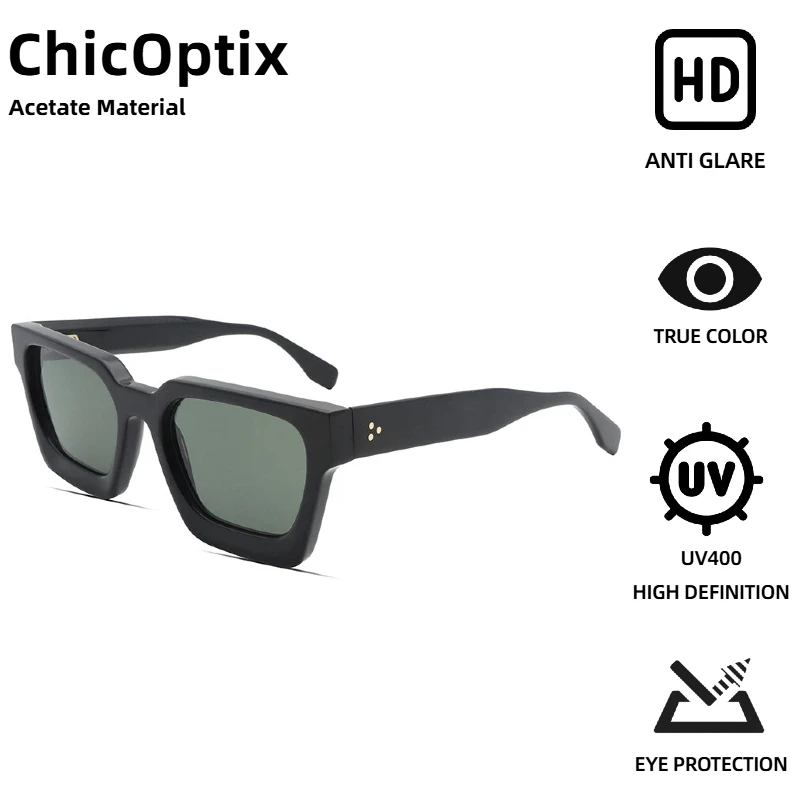 ChicOptix Ретро модные женские квадратные солнцезащитные очки мужские заклепки дизайн ацетатные солнцезащитные очки UV400 цветные нейлоновые линзы Gafas De Sol Mujer
ChicOptix Ретро модные женские квадратные солнцезащитные очки мужские заклепки дизайн ацетатные солнцезащитные очки UV400 цветные нейлоновые линзы Gafas De Sol Mujer
