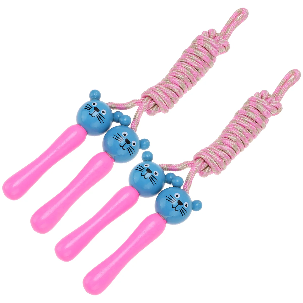 2PCS Kids Jump Ropes Wooden Handles Polyester Cotton Adjustable Length Cartoon Design Exercise Fitness Fun Weight Loss Sports
2PCS Kids Jump Ropes Wooden Handles Polyester Cotton Adjustable Length Cartoon Design Exercise Fitness Fun Weight Loss Sports