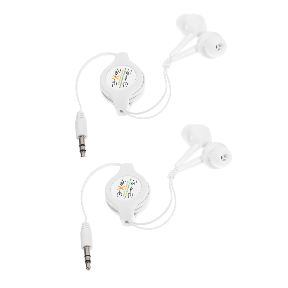 2pcs Dual Stretchable Retractable Earphones Wired In Earbuds Comfortable Lightweight Portable Sports Elastic Design Isolate
2pcs Dual Stretchable Retractable Earphones Wired In Earbuds Comfortable Lightweight Portable Sports Elastic Design Isolate