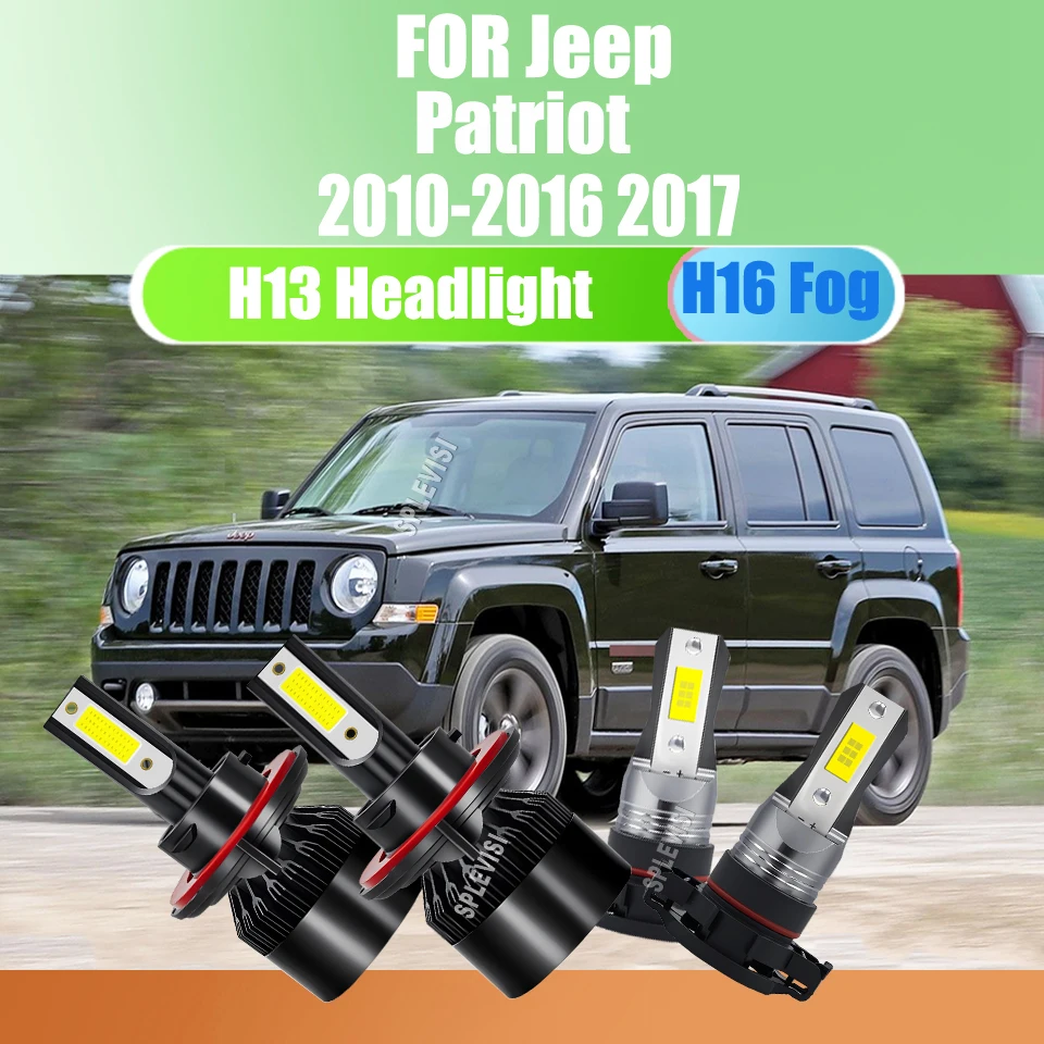 12000LM/Pair LED Headlight High Low Beam 9008/H13 H16 Foglight Kit 12v For Jeep Patriot 2010 2011 2012 2013 2014 2015 2016 2017
12000LM/Pair LED Headlight High Low Beam 9008/H13 H16 Foglight Kit 12v For Jeep Patriot 2010 2011 2012 2013 2014 2015 2016 2017