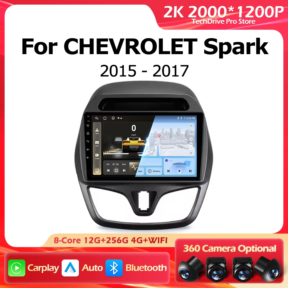 Автомобильный радиоприемник Android 16 для CHEVROLET Spark Beat 2015-2017 GPS-навигация Авто Carplay Стерео 4G Wi-Fi Мультимедийный плеер RDS BT
Автомобильный радиоприемник Android 16 для CHEVROLET Spark Beat 2015-2017 GPS-навигация Авто Carplay Стерео 4G Wi-Fi Мультимедийный плеер RDS BT