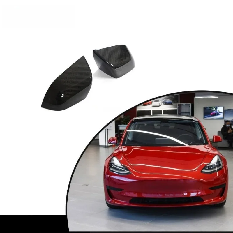 Model 3 Matte Black Dry Carbon Fiber Side Mirror Car Rearview Mirror Cover Trim
Model 3 Matte Black Dry Carbon Fiber Side Mirror Car Rearview Mirror Cover Trim