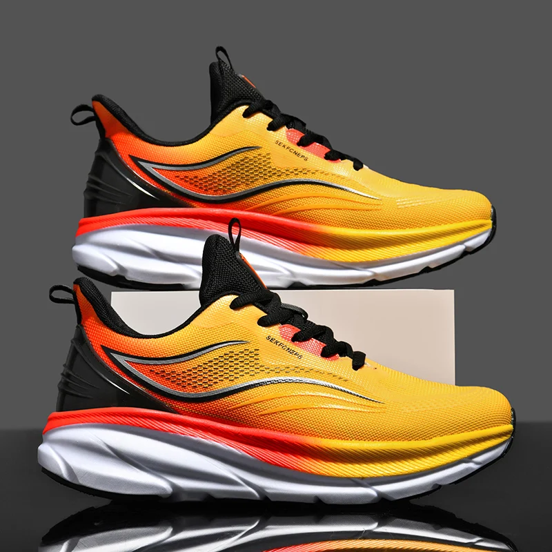 New fashion cushioned running shoes sports shoes casual breathable mesh shoes all match the trend
New fashion cushioned running shoes sports shoes casual breathable mesh shoes all match the trend