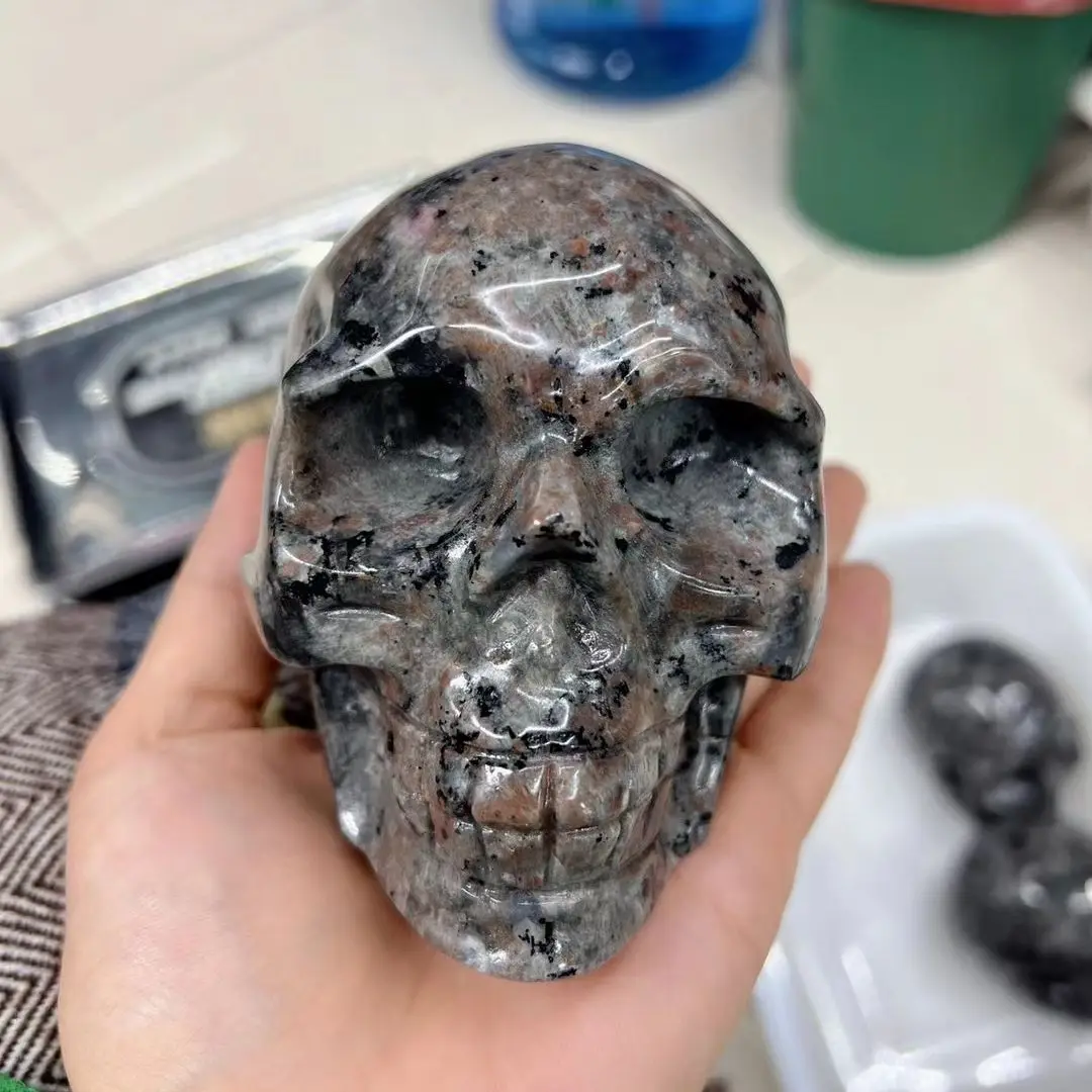 10cm Pelelith 100% Natural Quartz Minerals Flame Stone Magic Carving Skulls Syenite Clasts Sodalite Ultraviolet Yooperlite Rocks
10cm Pelelith 100% Natural Quartz Minerals Flame Stone Magic Carving Skulls Syenite Clasts Sodalite Ultraviolet Yooperlite Rocks