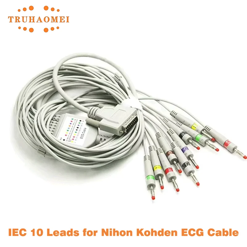 Для кабеля ЭКГ Nihon Kohden Biocare, кабель ЭКГ Comen DB15 Banana 4,0, IEC, цельный, 10 проводов
Для кабеля ЭКГ Nihon Kohden Biocare, кабель ЭКГ Comen DB15 Banana 4,0, IEC, цельный, 10 проводов