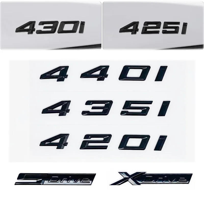 3D Black Logo 416i 418i 420i 425i 428i 430i 435i 440i XDrive Letters Emblem Sticker Car Trunk Badge F32 F33 G22 G26 Accessories
3D Black Logo 416i 418i 420i 425i 428i 430i 435i 440i XDrive Letters Emblem Sticker Car Trunk Badge F32 F33 G22 G26 Accessories