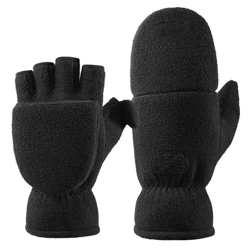 Fleece flip-top Insulated Gloves Half-finger Gloves for Writing Food Delivery Cycling Couples Photography Winter Gloves
Fleece flip-top Insulated Gloves Half-finger Gloves for Writing Food Delivery Cycling Couples Photography Winter Gloves