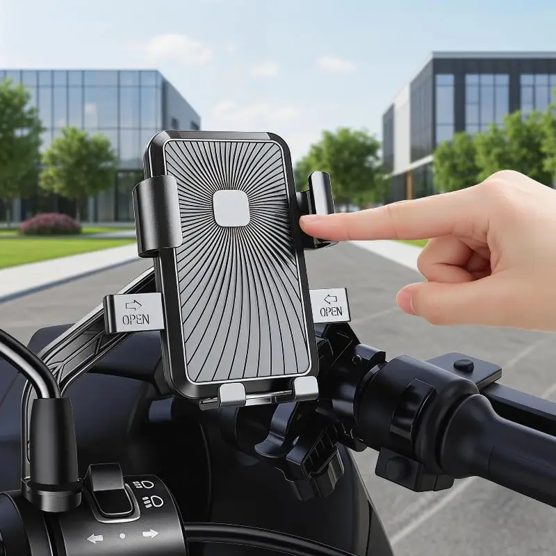 Sturdy Bicycle Phone Mount Holder for Motorcycle Rides with Anti-Slip Grip
Sturdy Bicycle Phone Mount Holder for Motorcycle Rides with Anti-Slip Grip
