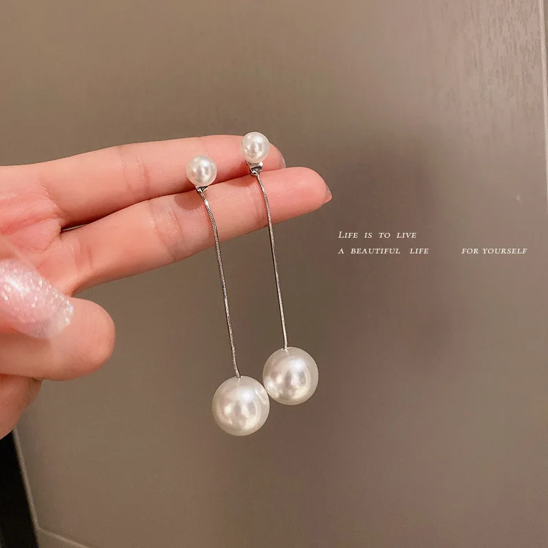Long Tassel Simulated Pearl Drop Earrings for Women Korean OL Style Gold Tone Bridal Party Jewelry Gift
Long Tassel Simulated Pearl Drop Earrings for Women Korean OL Style Gold Tone Bridal Party Jewelry Gift