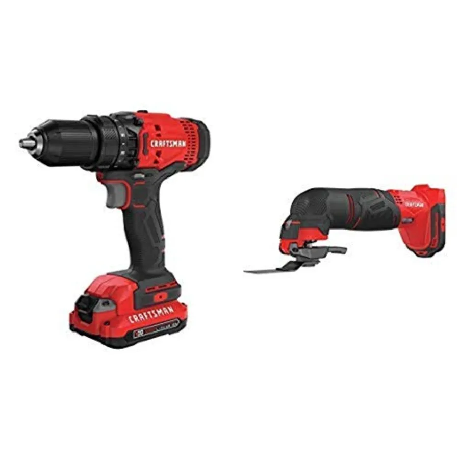 Беспроводной шуруповерт/дрель V20 с осциллирующим инструментом CMCD700C1 и CMCE500B
Беспроводной шуруповерт/дрель V20 с осциллирующим инструментом CMCD700C1 и CMCE500B