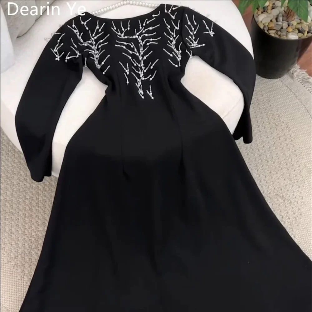 Customized Prom Gown Saudi Arabia Dearin Scoop Neckline A-line Ankle Length Skirts Draped Bead Bespoke Occasion Dresses Formal E
Customized Prom Gown Saudi Arabia Dearin Scoop Neckline A-line Ankle Length Skirts Draped Bead Bespoke Occasion Dresses Formal E